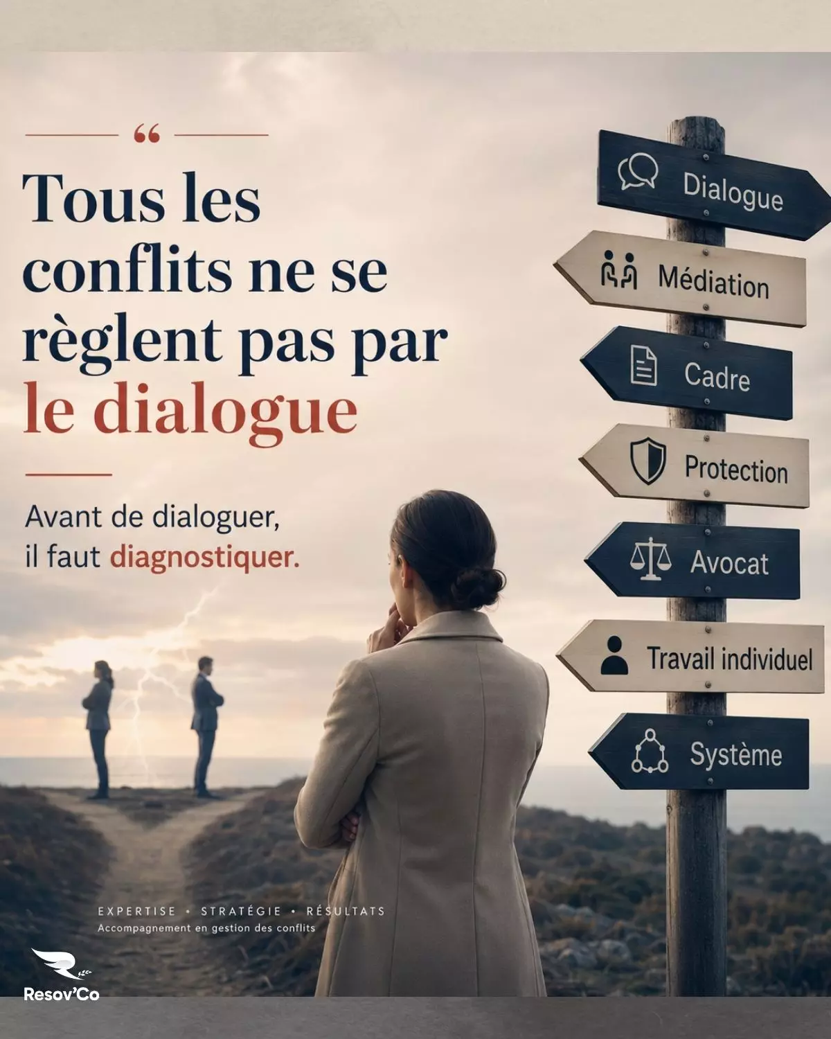 En conflit, quand se parler n'est pas la bonne chose à faire