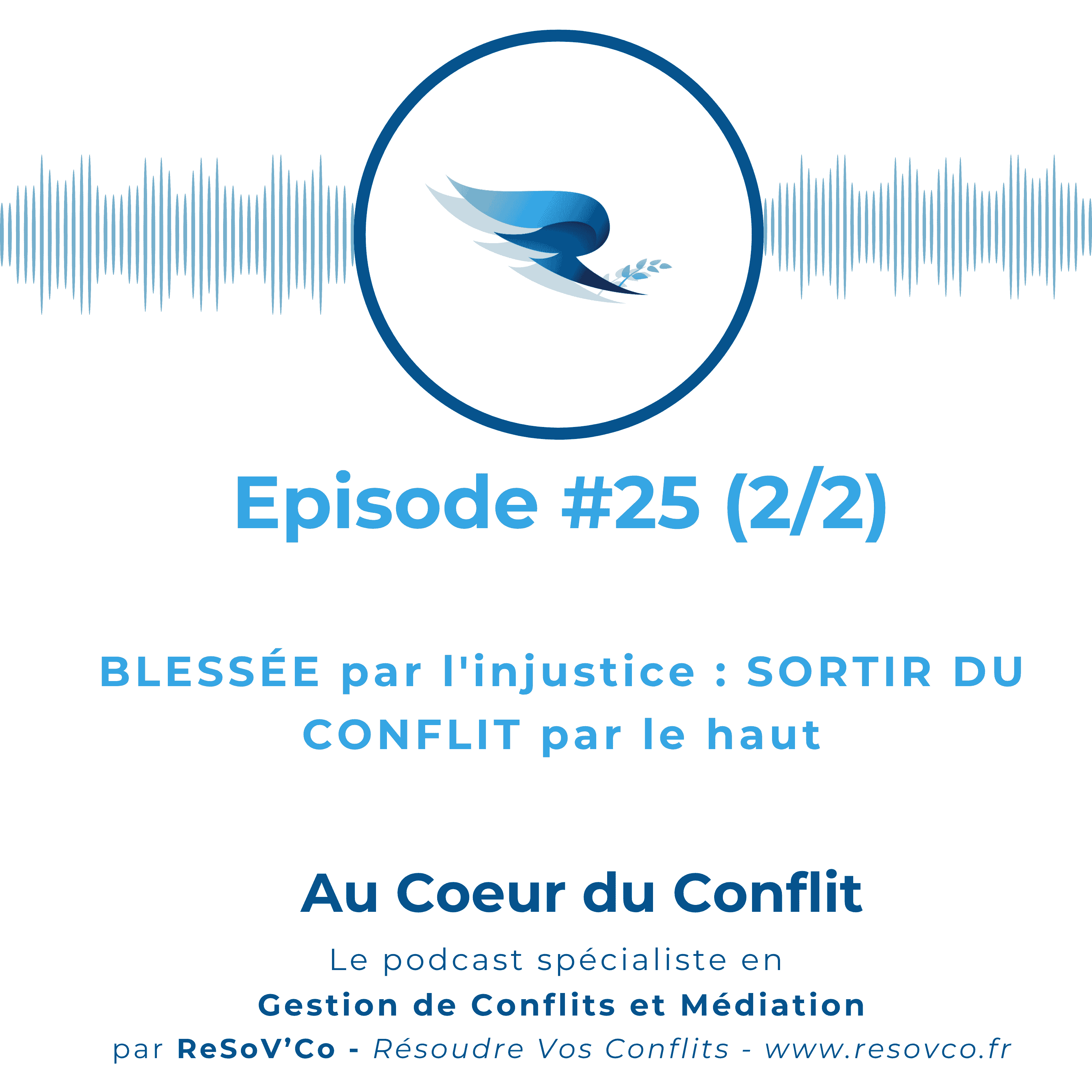 25. BLESSÉE par l'INJUSTICE : sortir du conflit par le haut ? (2/2)